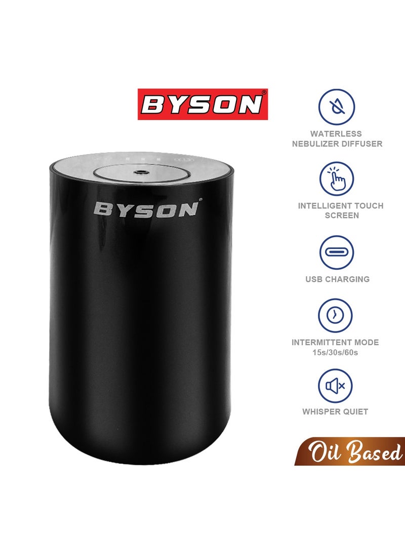 BYSON Ultrasonic Diffuser with Rose Flower Oil and LED Light - Quiet Aroma Mist Maker Humidifier for Calm Atmosphere in Home Spa Bedroom Romantic Scent Meditation Yoga Use (Rose Flower) - Image 2