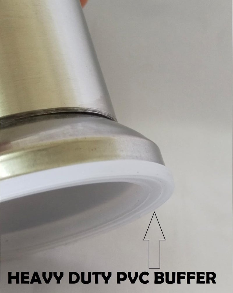 VMD Stainless Steel 6 45 MM Dia MATT Finish 2 mm Heavy Plate Sofa Furniture Legs Pack of 6 - Image 3