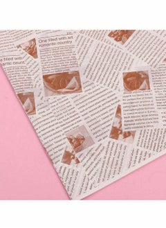 Excefore Food Wrapping Paper, Wax Paper, Cake Wrappers, Gift Wrapping Basket Liner Grease Proof Paper Crafting Cheese Bread Paper for Family, Bar, Birthday, Party, Wedding, Table Decoration 100 Sheets  - Image 2