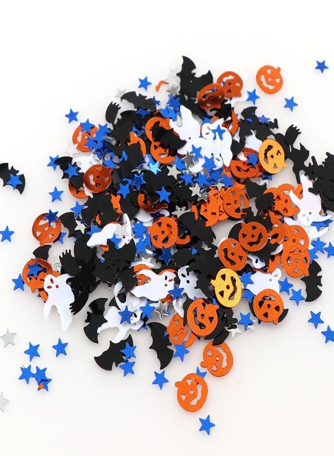 Hosfairy Halloween Glitter Confetti, Ghost Pumpkin Bat Witch Spider Throwing Confetti Table Scatter for Halloween Table Decorations 100g/3.5Oz/5000PCS - Image 5