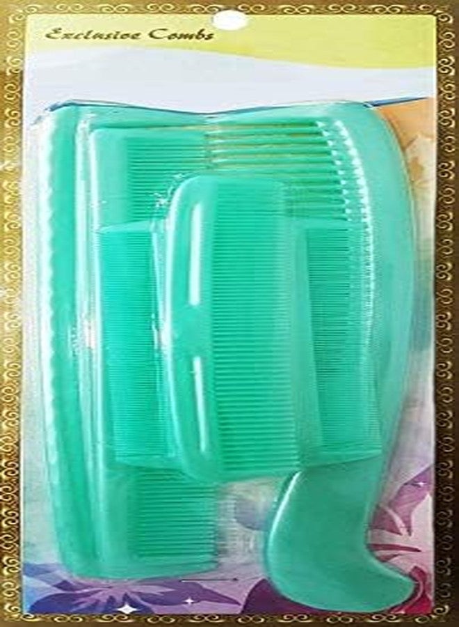 EAGEAN Hair Combs - Family Pack- Model No. 555-5 pcs - Image 4