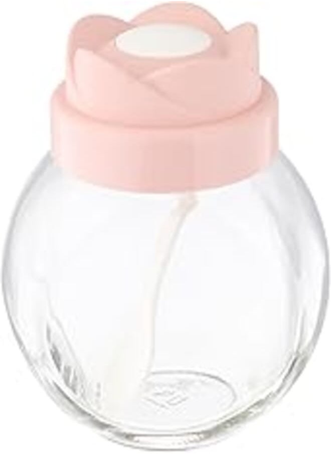 Bager Bager Tulip Double Bottom Jar With Spoon 750 Cc, Pink 