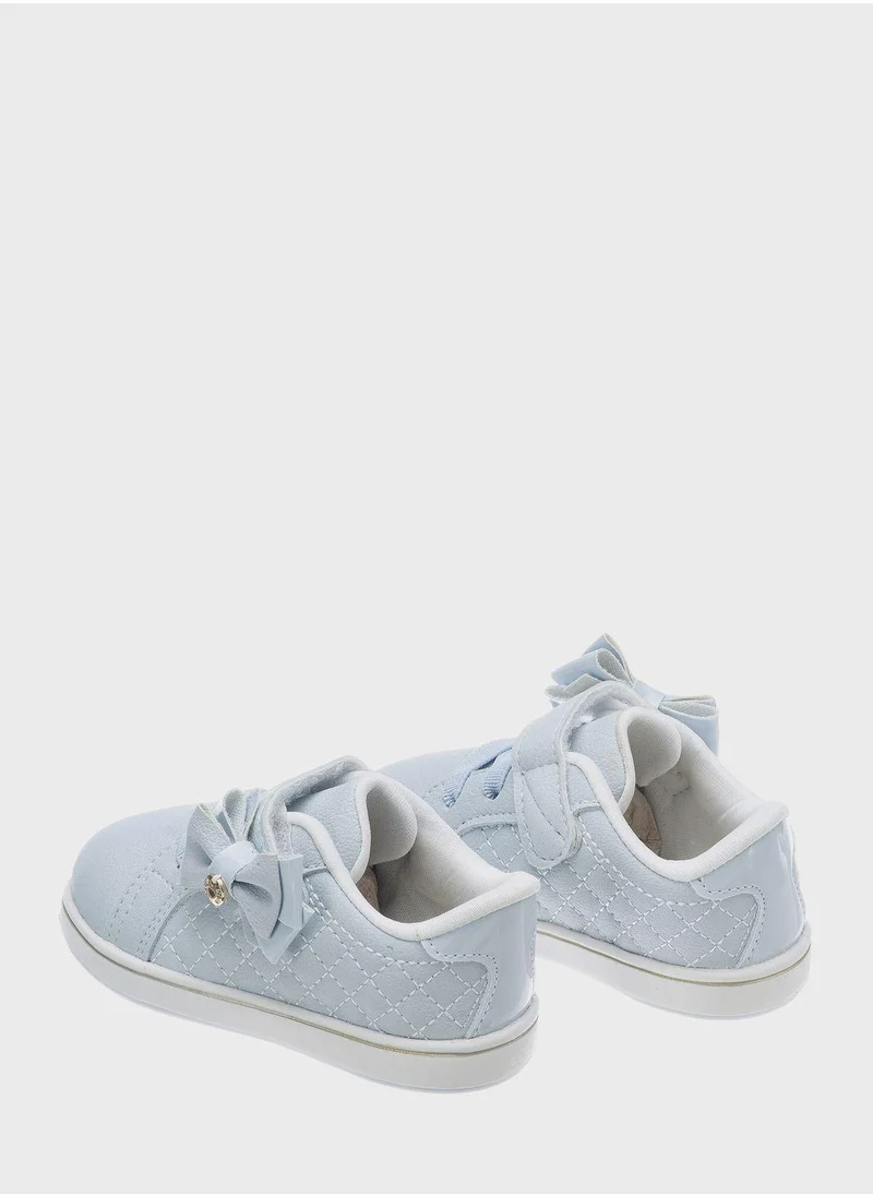 Klin Kids Side Bow Low Top Sneakers