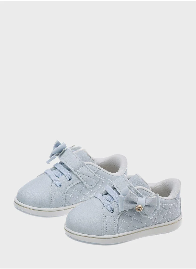 Klin Kids Side Bow Low Top Sneakers