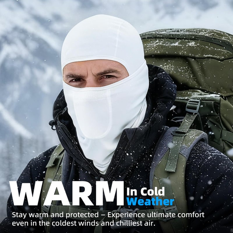 MVPTOO 2 Pack Balaclava Ski Mask for Winter Thermal Windproof Warm Face Mask for Cold Weather Outdoor Sports - Image 2