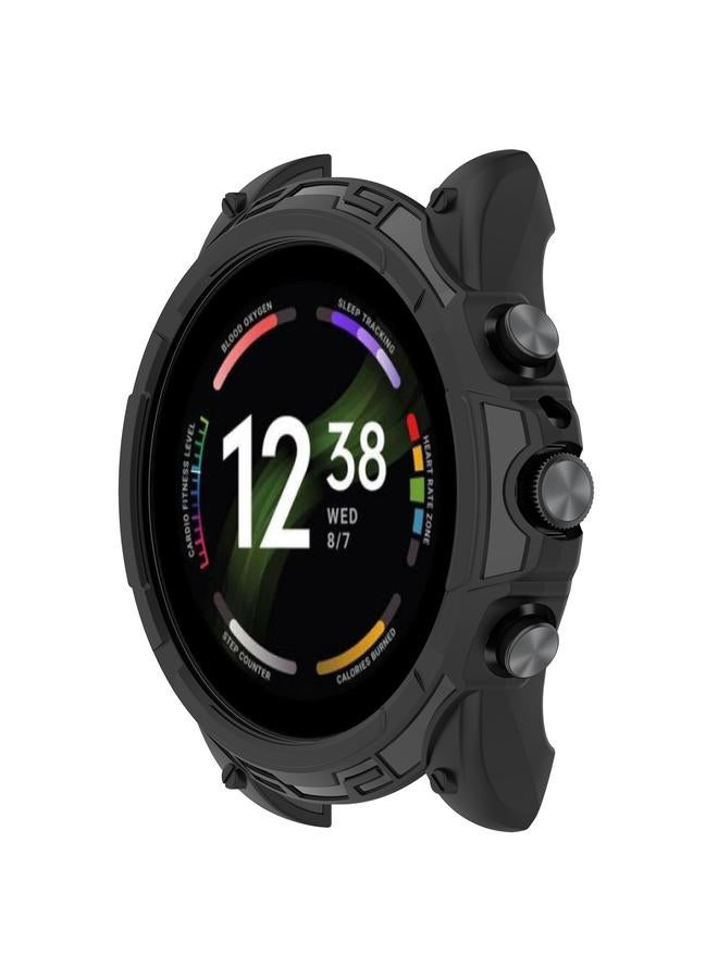 erorex For Fossil Gen6 44Mm Shockproof Tpu Protective Watch Case(Black) - Image 1