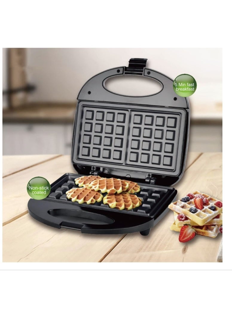 Denx DX2095 5-in-1 Sandwich Maker, 850 Watts, Detachable Plate Denx - Image 1