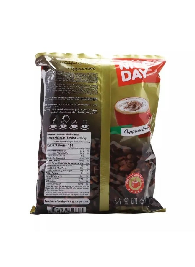 Nice Day قهوة كابتشينو فورية عالية الجودة من نايس داي، عبوة من 20 كيس - Image 2