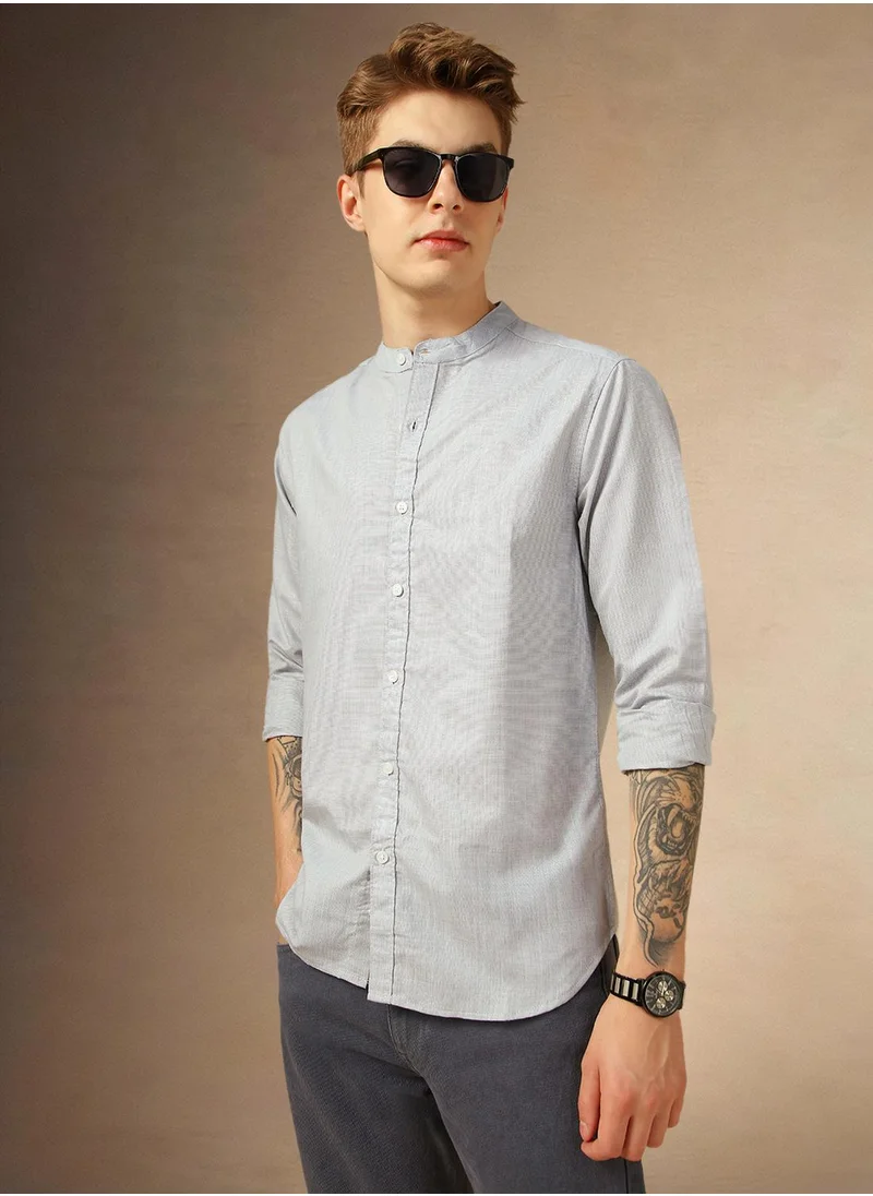 دينيس لينغو Grey Shirt For Men