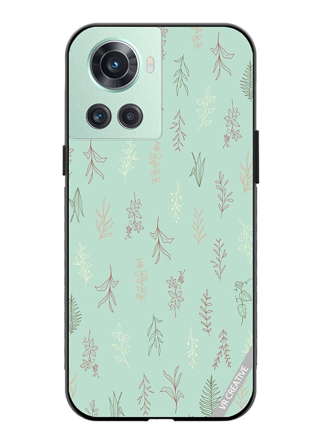 Protective Case Cover For OnePlus 10R Abstract Design Multicolour