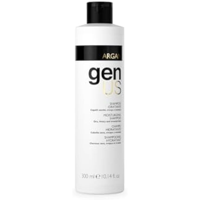 ARGAN HYDRATING HAIR SHAMPOO - ENRICHED WITH ARGAN & LINSEED OIL FOR DRY, FRIZZY, TREATED HAIR - MOISTURIZING, ANTI-FRIZZ, NOURISHING, ADDS SHINE & SOFTNESS - 300ML