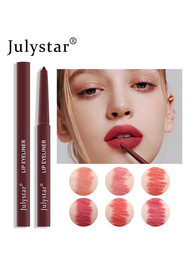 Julystar Precision Matte Waterproof Lip Liner - Long-Lasting, Smudge-Proof Definition  - Image 4