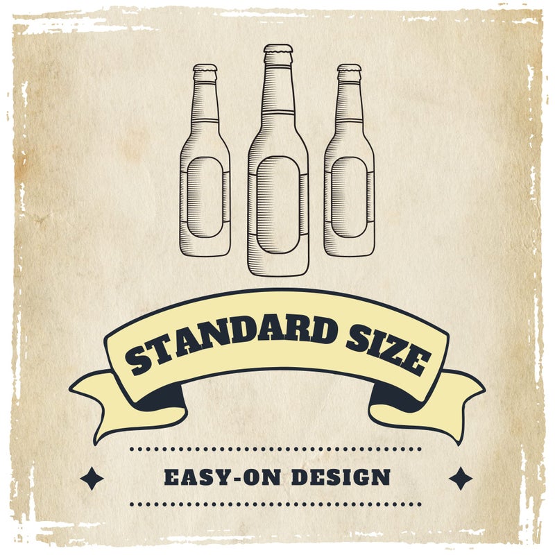 G7 Power TahoeBay Beer Bottle Sleeves - Easy Zipper Bottom - Neoprene Insulated Cooler Covers Fit Standard 12oz Long Neck Bottles Enclosed Bottom (Black  4-Pack) - Image 4