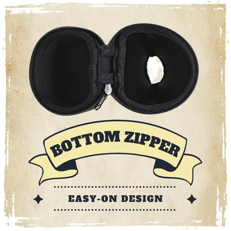 G7 Power TahoeBay Beer Bottle Sleeves - Easy Zipper Bottom - Neoprene Insulated Cooler Covers Fit Standard 12oz Long Neck Bottles Enclosed Bottom (Black  4-Pack) - Image 2