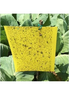 Just Quality 10pcs, Yellow Double-sided Sticky Traps For Bug, Fly Trap, Insect Trap Catch Multiple Flying Insects With Natural Mold Control Sticker Perfect For Gardening 20cmx10cm  - Image 1