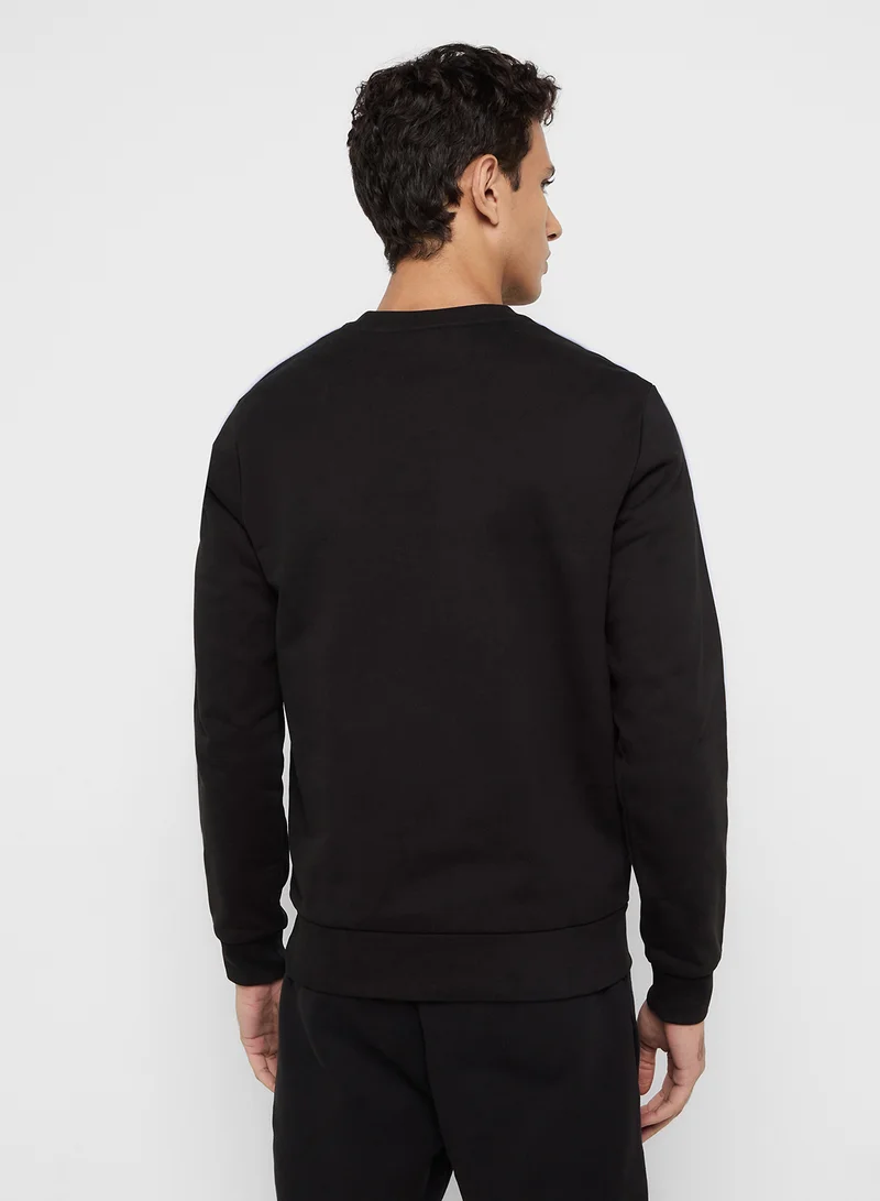 LACOSTE Trim Crew Neck Sweatshirt