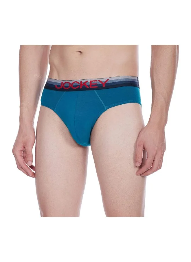جوكي Jockey US07 Men Super Combed Cotton Elastane Stretch Solid Brief with Ultra soft Waistband