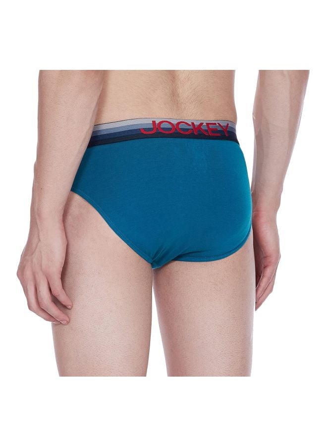 JOCKEY US07 Men Super Combed Cotton Elastane Stretch Solid Brief with Ultra soft Waistband - Image 2
