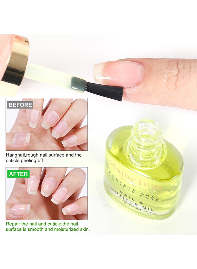 Major Dijit Quick Dry Nail Polish Set, Base Coat, Top Coat, And Cuticle Oil, 15ml/0.51oz, High-Gloss, Long-Lasting, Air-Dry, Non-Gel, Great For Home Manicures - Image 5