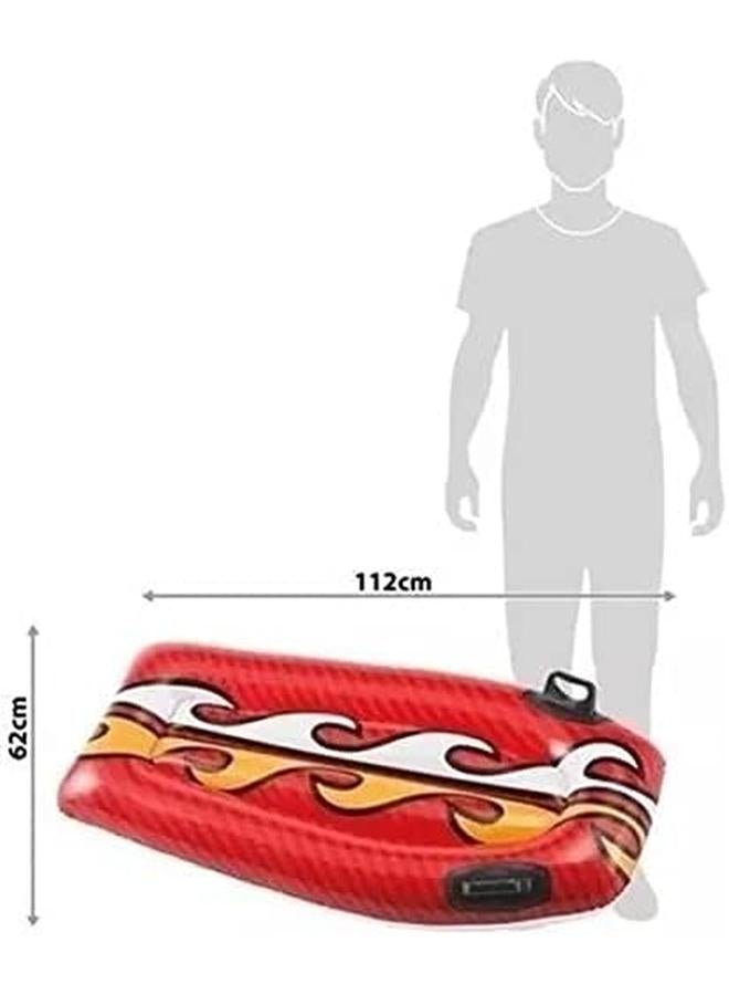 انتكس سرير جوي رايدر العائم باللون الأزرق 58165 - Image 3