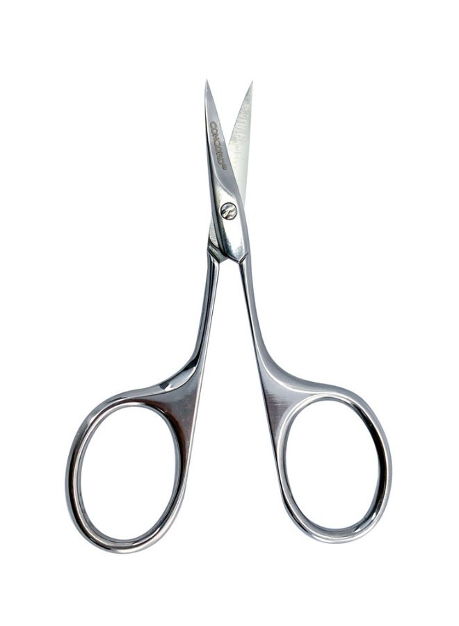 CONCORD Small Precision Scissors, 3.8inch Stainless Steel Multi-Purpose Vintage Beauty Grooming Kit for Facial Hair, Eyebrow, Eyelash, Beard, Moustache - Image 3
