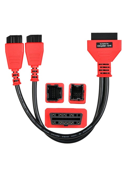 Original OBD2 Adapter for Chrysler 12+8 Programming Cable Connector, Bypass Gateway Protocol Cable