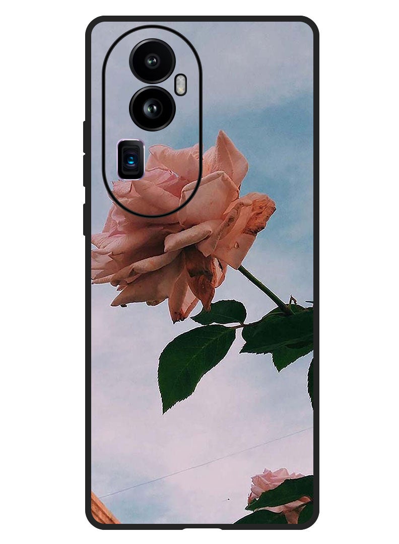 Theodor Protective Case Anti Scratch Shock Proof Bumper Cover For Oppo Reno 10 Pro Plus Single Rose - Image 1