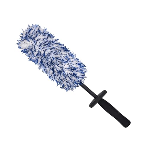 Car Cleaning Brush Rim Brush Wheel Cleaning Brush Metal Free Soft Synthetic Wool Car Cleaning Brush Highly Water Absorption Wheel Brush Rim Brush