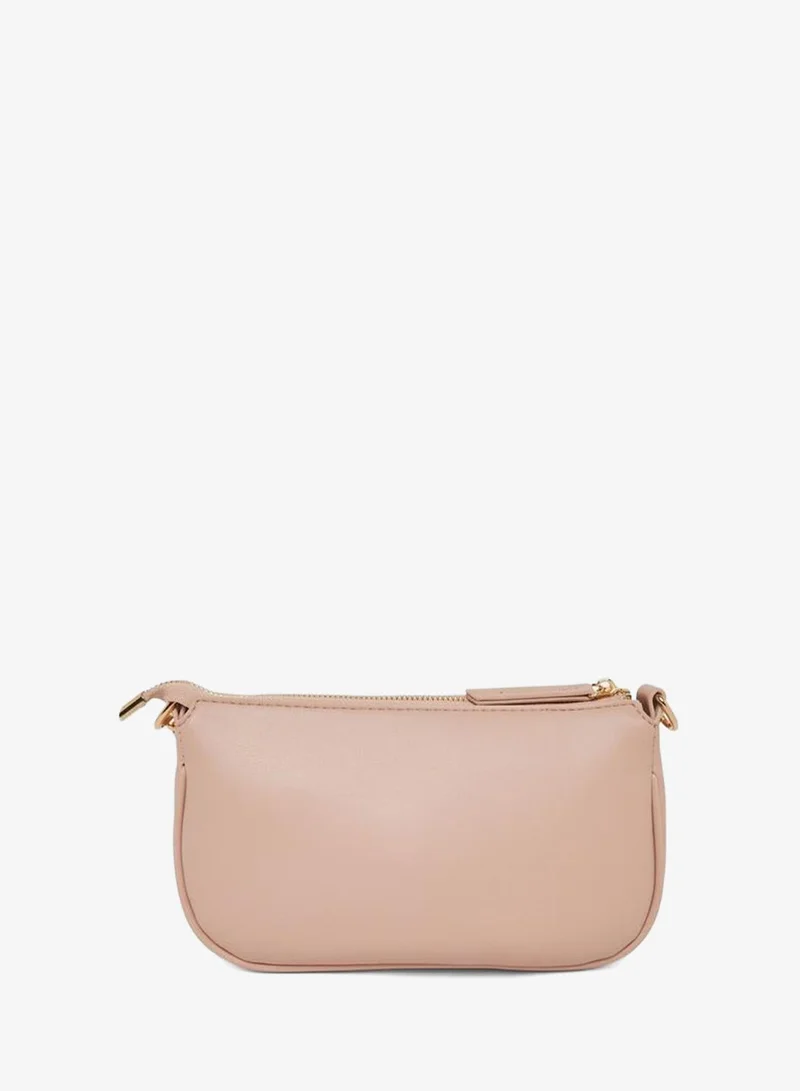 Styli Styli Crossbody Bag with Adjustable Strap and Chain Detail