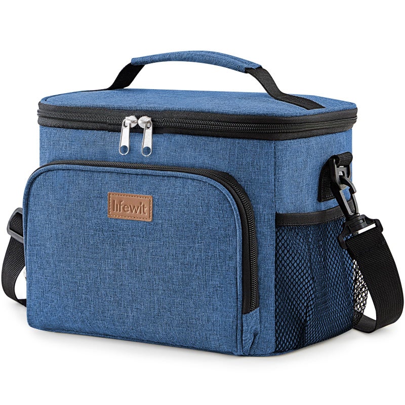 Lifewit Thermal Meal Holder 9L, Portable Mini Cooler Bag, Waterproof Work Lunch Bag for Men and Women, Thermal Lunch Box for Beach, Picnic, Travel, Black - Image 1