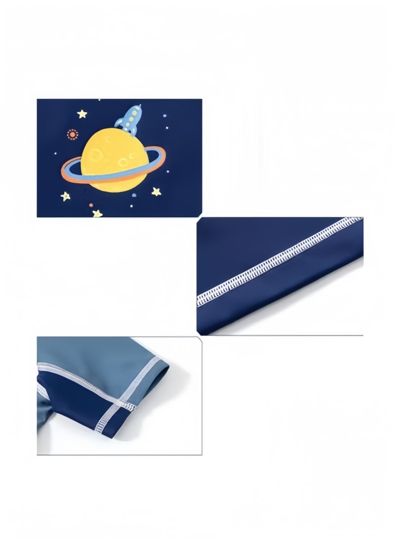 يوكه ملابس سباحة للأطفال، ملابس سباحة للأولاد من قطعة واحدة، ملابس سباحة للبنات من قطعة واحدة، ملابس سباحة للأطفال من قطعة واحدة بسحاب، ملابس سباحة للتدريب الصيفي، ملابس سباحة للرياضات المائية للأطفال - Image 4