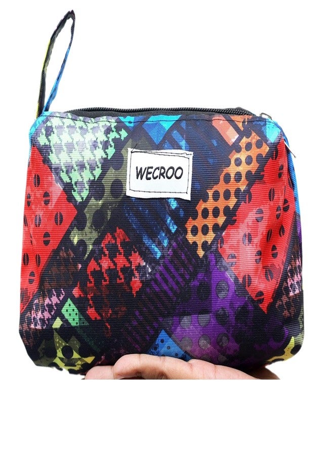 WECROO Backpack With Small Pencil pouch Purse Women handbag and Shoulder Bag Travel Daypack Bag Waterproof Ladies Girls College School Bag (Multicolor, Medium) - Image 3