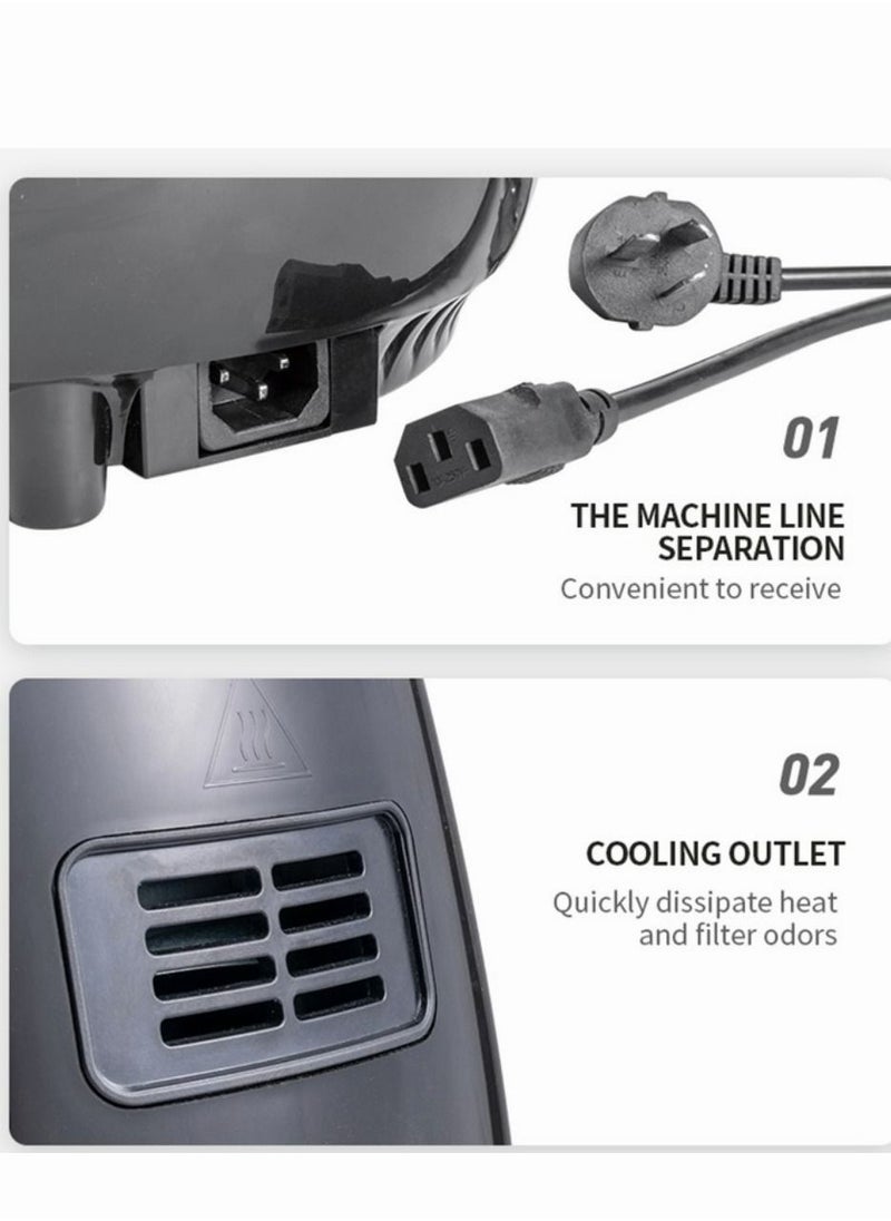 Mi VAZA - 4.5L 1400W Touch Screen Version Air Fryer For Party And Home Black - Image 1