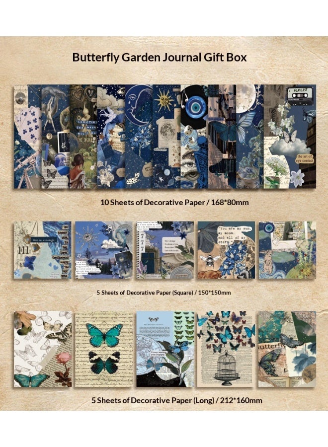 SISGL Aesthetic Scrapbook Kit Scrapbooking Supplies Junk Journal With A6 Grid Notebook Bullet Journals Diy Gift Journaling For Teen Girl Kid Women - Image 2