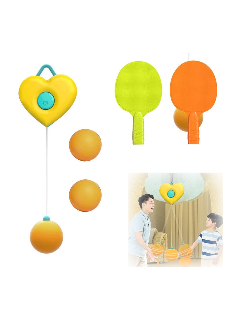 اسم المحتوى ناريلا Table Tennis Self-training - Suspended Ping Pang Trainer Toy For Kids | Table Tennis Exerciser Family Activity, Adjustable Trainer Rapid Rebound Training Toy - Image 1