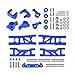 GTHELE Aluminum FrontRear Suspension A Arms Steering Blocks Stub Axle Carriers for 110 ECX 2WD Series RC Car Upgrade PartsReplaces Part ECX1018 ECX1019 - Image 2