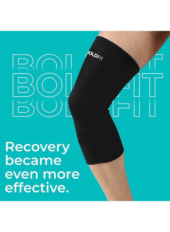 BOLDFIT Boldfit Gym Knee Cap, Knee Pain Relief Product, Knee Support, Knee Brace, Knee Pad, Knee Guard, Ortho Knee Band and Knee Belt - XL, for Women & Men - Image 3
