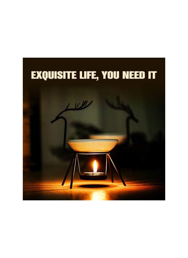Generic - Essential Oil Burner - Aromatherapy Lamps, Aromatherapy Essence Oil Burner Oil Lamps Decorations, Suitable For Meeting For Oil Lamps Rooms At Home(White) - Image 1
