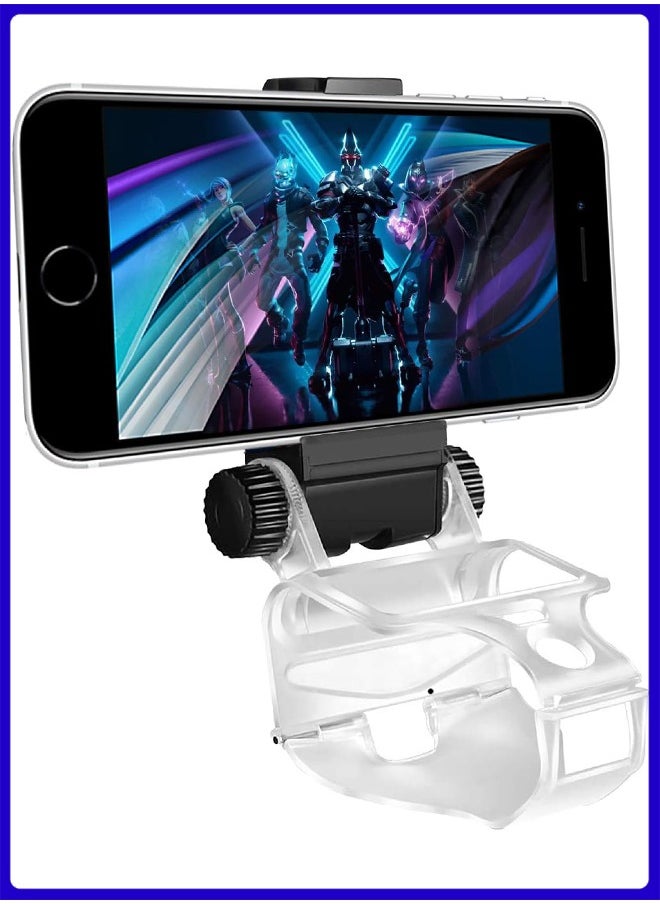 Digipace - PS4 Controller Phone Mount, PS4 Phone Mount Smart Clip for PS4 Dualshock 4 Controller Compatible with iPhone, Android and PS4 Remote Play - Image 1
