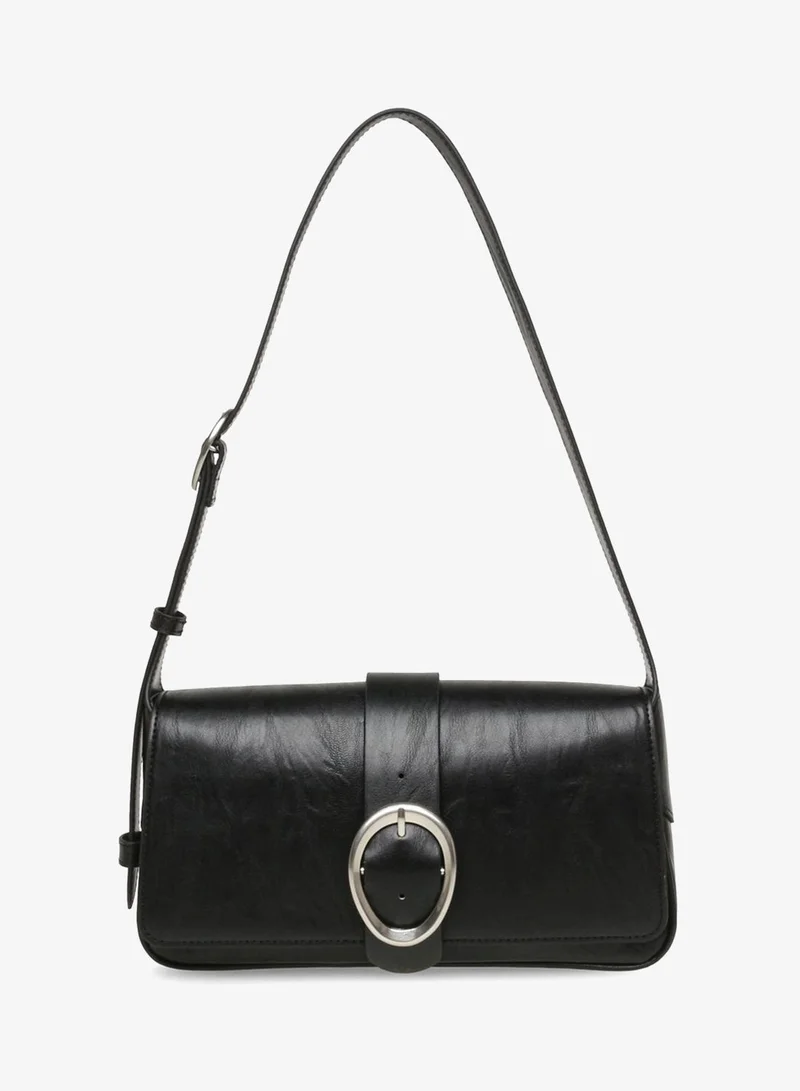 ستيف مادن Steve madden celena women's black/silver shoulder bag