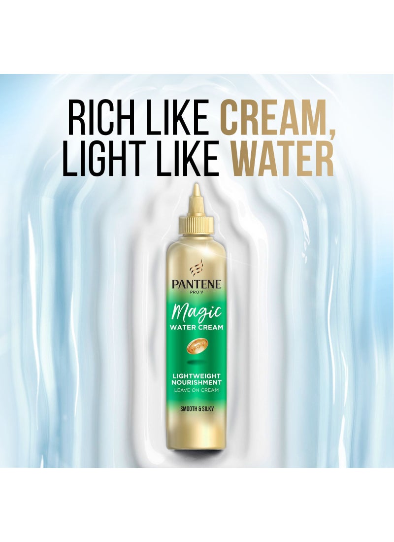 Pantene كريم بانتين برو-في سموذ و سيلكي خفيف الوزن سحري للماء لتركه على الشعر - Image 3