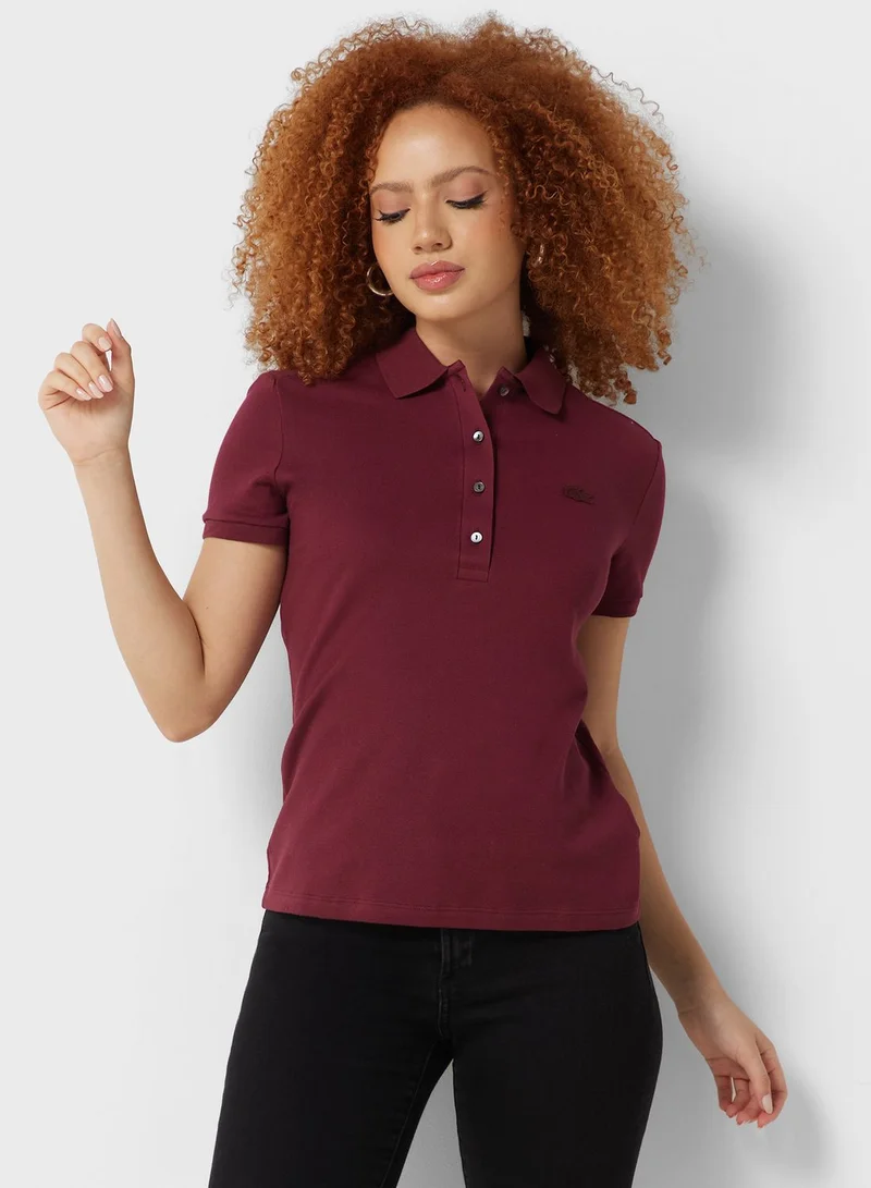 LACOSTE Polo Neck T-Shirt