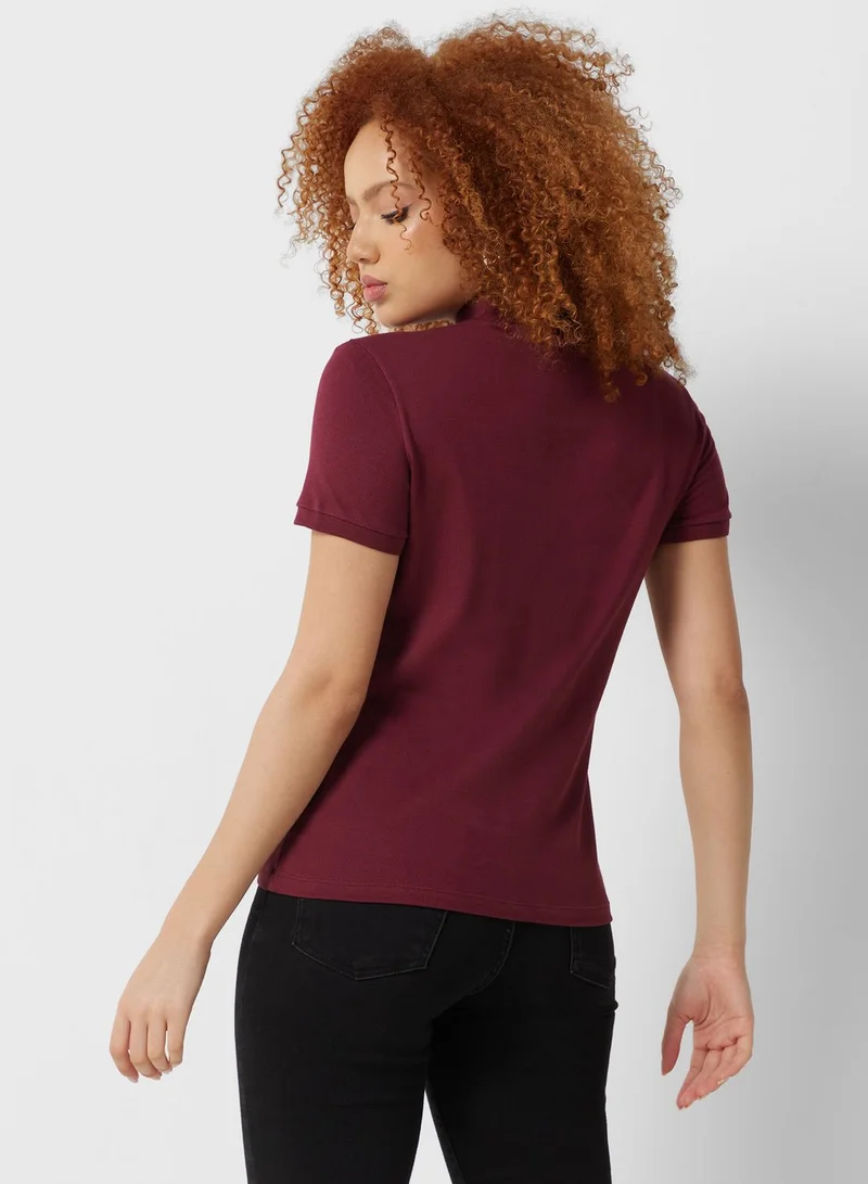 LACOSTE Polo Neck T-Shirt