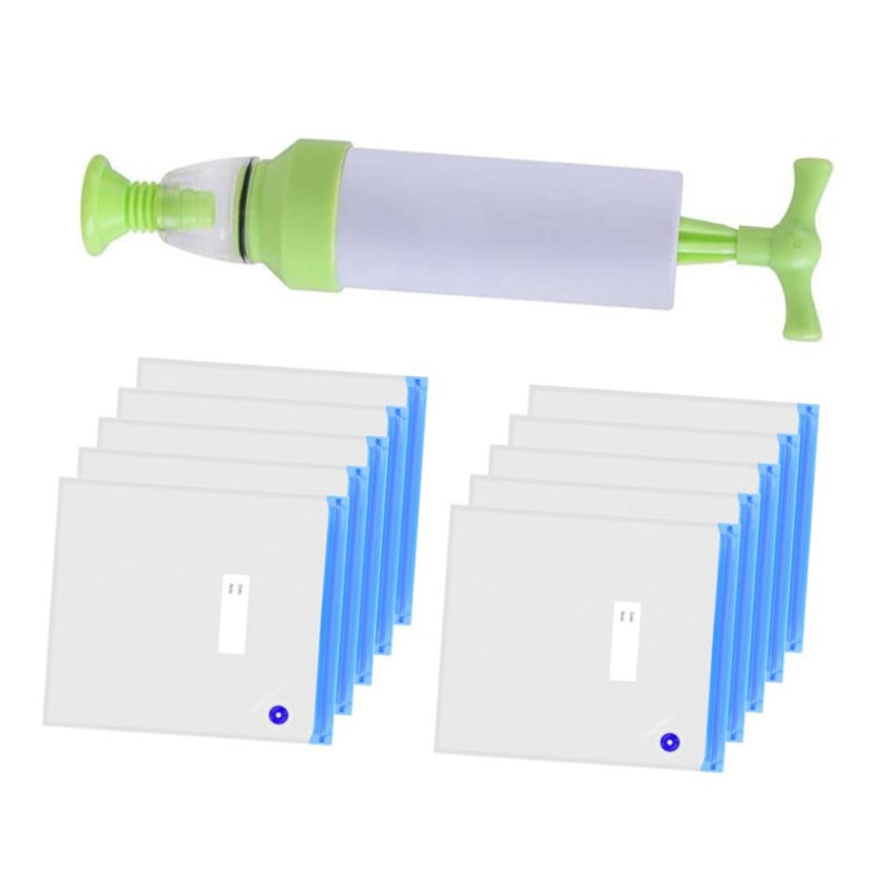 10Pcs Reusable Vacuum Storage Bags For 3D Printer Filament With Hand Pump - Image 1