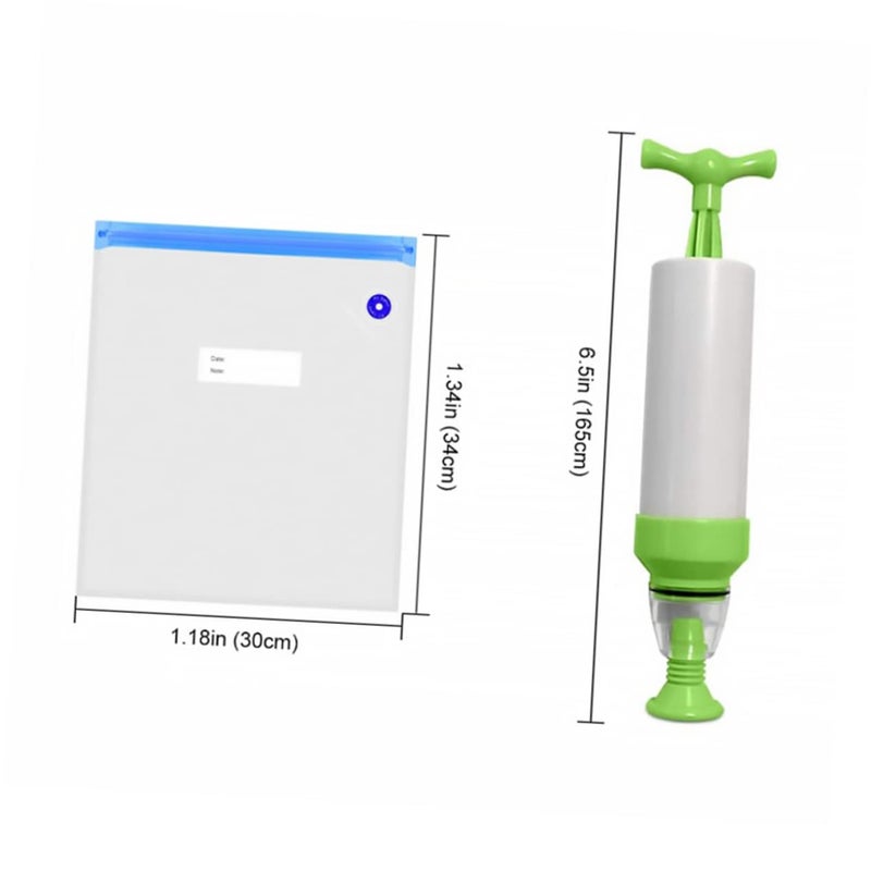 10Pcs Reusable Vacuum Storage Bags For 3D Printer Filament With Hand Pump - Image 3