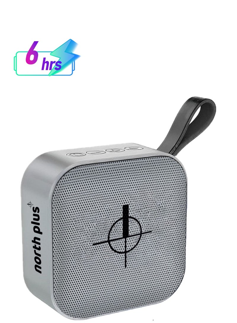 North Plus SoundWave4 Portuguese-Designed Portable Speaker – Bluetooth 5.3, 9.8W Powerful Immersive Sound, Quick 1-Hour Charge for 5 Hours Playback, USB Type-C Port, IP65 Water and Dust Resistance, Durable Strap for Easy Portability, Compact and Stylish Design - Image 1