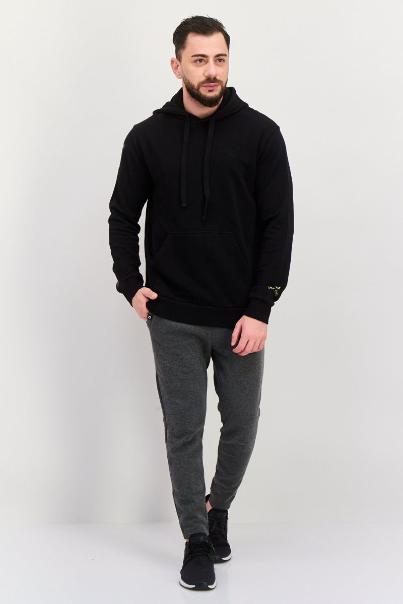 Hurley Men Sportswear Fit Outdoor Hoodie, Black  - Image 2