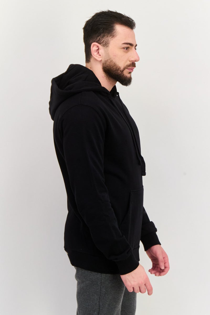 Hurley Men Sportswear Fit Outdoor Hoodie, Black  - Image 3