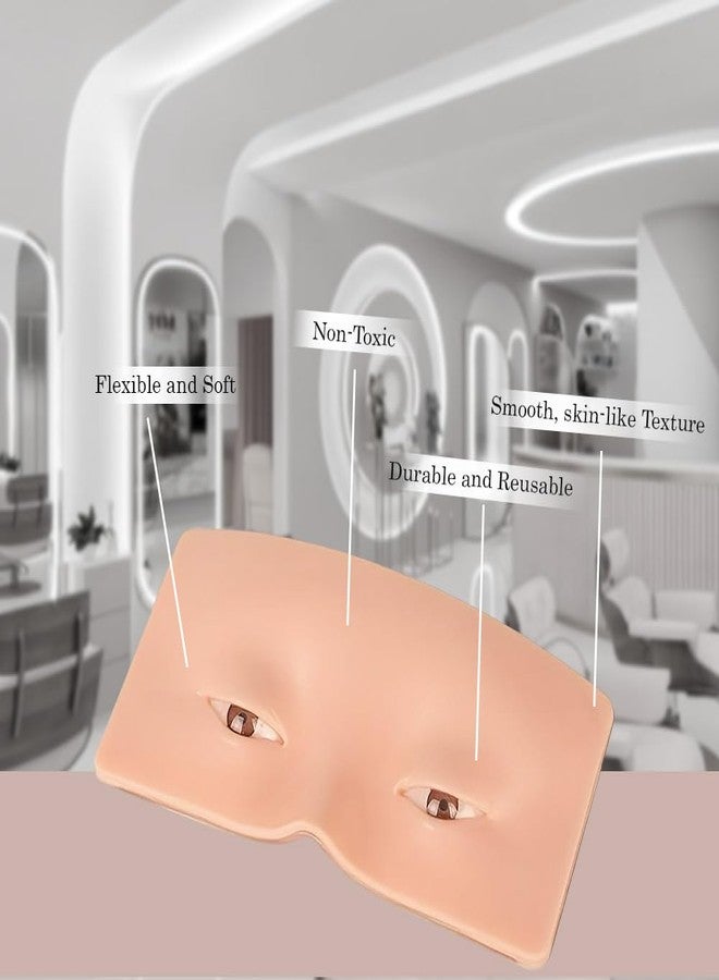 BLUSHIA Eye Make Up Practice Dummy | Make Up Practice Face Board | Make up Face Practice Skin Board | For Beginners and Make Up Artists (Pack of 1) - Image 5