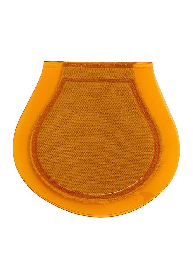 Thoraya - Golf Ball Cleaner Pouch PU Towel Cloth Lining Stain Removing Washer Pouch for Golf Course Orange - Image 1